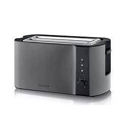 Grille-pains 2 fentes 1400w dark inox - AT9341 - SEVERIN