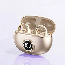 Avis INF Écouteurs Bluetooth à conduction osseuse sans fil avec affichage numérique Skin color