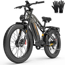 Vélo électrique Lankeleisi Mg800 Max 26" Pneu Moteur 1000Wx2 48V 20AH Noir