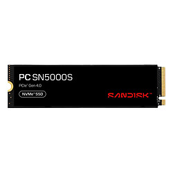 Disque SSD Sandisk SN5000S 512GB M.2 2280 PCIe Gen4