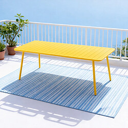 Avis Concept Usine Table de jardin 10-12 places 234cm jaune BERGAME