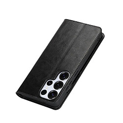 Acheter Étui Portefeuille À Rabat Magnétique PHONECARE Pour Samsung Galaxy S26 Ultra - Noir