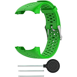 INF Bracelet de montre pour Polar M400/M430 en silicone vert