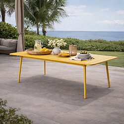 Acheter Concept Usine Table de jardin 8-10 places 200cm jaune BERGAME