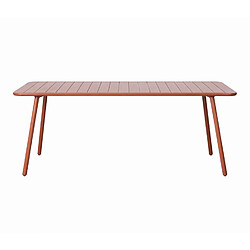 Concept Usine Table de jardin 8-10 places 200cm terracotta BERGAME