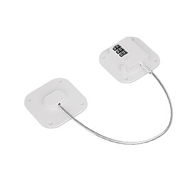 INF Serrure de réfrigérateur à mot de passe sans perçage - Carrée étendue 30 cm pour une sécur