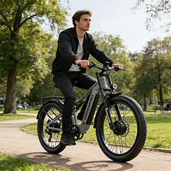 Acheter Vélo Électrique Shengmilo S600 2000W Double Moteur,Samsung 48V17.5Ah,Autonomie 90km,45km/h