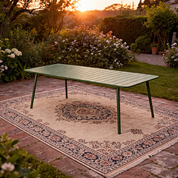 Avis Concept Usine Table de jardin 10-12 places 234cm verte BERGAME