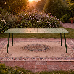 Acheter Concept Usine Table de jardin 10-12 places 234cm verte BERGAME