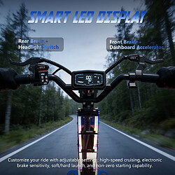 Trottinette électrique Adults JUNLING JL80 Moteur 6000W 60V/30AH pas cher