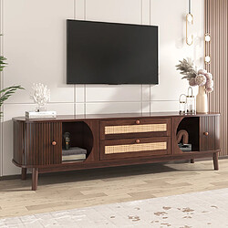 Pugsdrly Meuble TV 170 L x 39,5 P x46 H cm, Scandinave