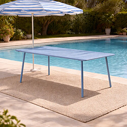 Avis Concept Usine Table de jardin 10-12 places 234cm bleue BERGAME