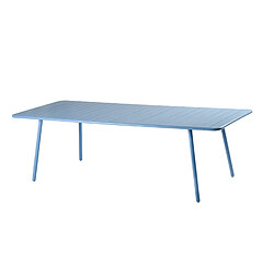 Concept Usine Table de jardin 10-12 places 234cm bleue BERGAME
