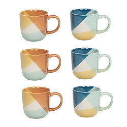 Table Passion Coffret de 6 tasses Graphi 18 cl