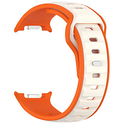 INF Bracelet de remplacement en silicone bicolore compatible avec Samsung Galaxy Watch8 / Gala