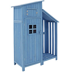 DZMDIP Armoire de jardin pour outils - Dimensions 124x46x174 cm - Convient aux petits jardins