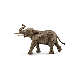 Schleich Éléphant d'Afrique mâle - Marron/Gris - Wild Life