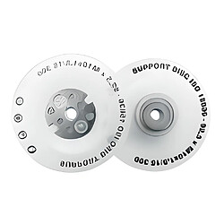 CORI Plateau caoutchouc 115 mm M14 - Medium - Blanc - Lot de 2