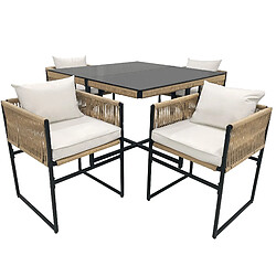 Ensemble table & chaises DZMDIP