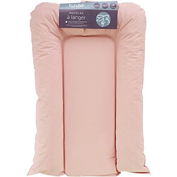 Matelas a langer - TINEO - FLOCONS - PVC - Rose poudre