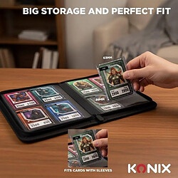 Acheter Konix mini album cartes - Noir