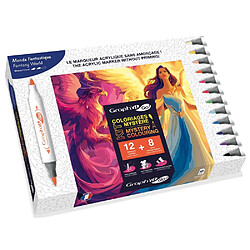 Graph It Graph'It Go Mystery Colouring Kit - Monde Fantastique - Multicolore
