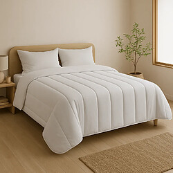 Avis Mortreux Couette Tempérée Blanche Polycoton - 2 personnes - 220x240 - 16073