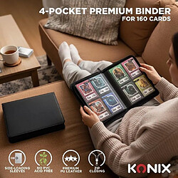Avis Konix mini album cartes - Noir