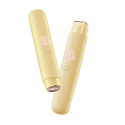 INF Rasoir électrique double tête rechargeable, mouillé et sec, écran LED, IPX6 étanche, USB-C