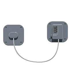 INF Serrure de réfrigérateur à combinaison sans perçage - Serrure à mot de passe carrée taille