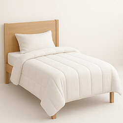 Mortreux Couette Tempérée Blanche Polycoton - 1 personne - 140x200 - 16071