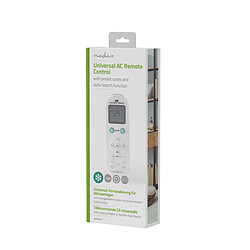 Nedis Télécommande Universelle avec Écran LCD pour Climatiseurs Split Unit Blanc pas cher