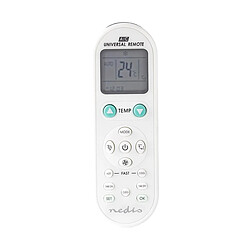 Avis Nedis Télécommande Universelle avec Écran LCD pour Climatiseurs Split Unit Blanc