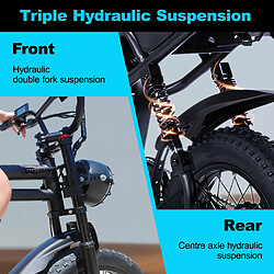 Acheter Vélo électrique URLIFE A13 250W moteur 25km/h batterie 48V13Ah,Shimano 7 vitesses,50KM