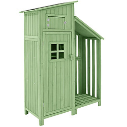 DZMDIP Armoire de jardin pour outils - Dimensions 124x46x174 cm - Convient aux petits jardins