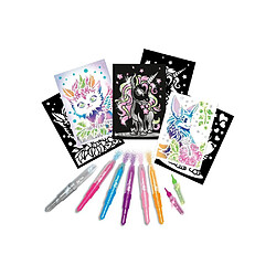 Avis Lansay Blopens Glitter Creatures - Kit Pochoirs et Paillettes