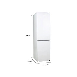 Continental Edison CEFC225NFW - 225 L - Blanc pas cher