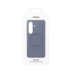 Samsung Coque MagSafe pour Galaxy S26 en Silicone Souple et Antichoc Indigo pas cher