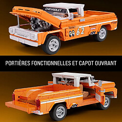 Mattel Hot Wheels Custom '62 Chevy Pickup - 858 pièces - Orange métallisé pas cher