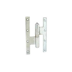 TORBEL PGE161G1 - Paumelle picarde 160x100 mm Gauche Zingué blanc