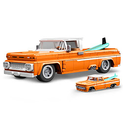 Avis Mattel Hot Wheels Custom '62 Chevy Pickup - 858 pièces - Orange métallisé