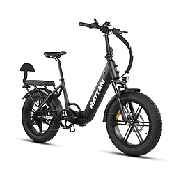Avis Vélo Électrique Pliable Rattan LFPro 750W 48V18Ah Autonomie 90km,Shimano 7 Vitesses 20*4.0