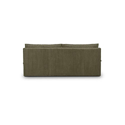 Avis MASSA MASSA - Canapé convertible 3 places - Vert kaki