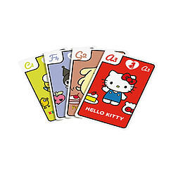 Cartamundi Hello Kitty 7 familles - 4 en 1 - Boîte rose