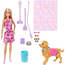 Avis Barbie Famille & Amis Promenade & Potty Ensemble de Jeu avec Poupée et Accessoires