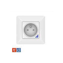 KYF Prise encastrée connectée - Wifi 2,4 GHz - Compteur d'énergie - Blanche