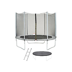 KANGUI MAXI ECO - Trampoline rond Ø 300 cm - Gris