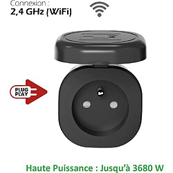 Prise connectée extérieure - KYF - Wifi - Avec compteur d'énergie