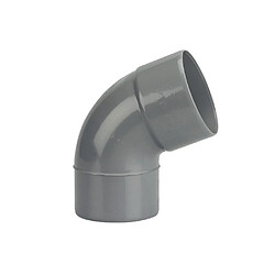 WAVIN 3026042 - Coude mâle-femelle 67° - D80 - Gris