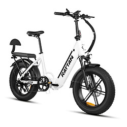 Vélo Électrique Pliable Rattan LFPro 750W 48V18Ah Autonomie 90km,Shimano 7 Vitesses 20*4.0